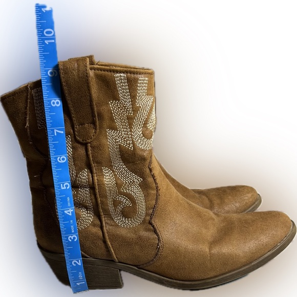 Rampage Parisa Embroidered Western Boots - Size 9M - Picture 6 of 9